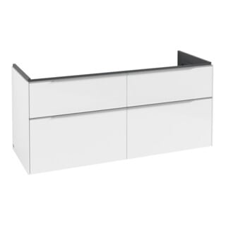 V&B Waschtischunterschrank Subway 3.0 127,2x57,6x47,8cm, o LE/Gr AL g, Bri wh.