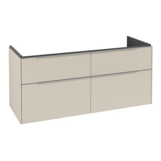 V&B Waschtischunterschrank Subway 3.0 127,2x57,6x47,8cm, o LE/Gr AL g, ca Gr