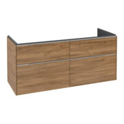 V&B Waschtischunterschrank Subway 3.0 127,2x57,6x47,8cm, o LE/Gr AL gl, Kan Oa