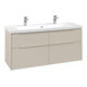 V&B Waschtischunterschrank Subway 3.0 127,2x57,6x47,8cm, o LE/Gr mon., ca Gr-1