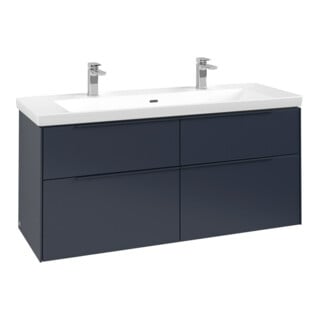 V&B Waschtischunterschrank Subway 3.0 127,2x57,6x47,8cm, o LE/Gr mon., Mar bl.