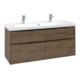 V&B Waschtischunterschrank Subway 3.0 127,2x57,6x47,8cm, o LE/Gr vo b, Ar Oa-1