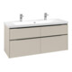 V&B Waschtischunterschrank Subway 3.0 127,2x57,6x47,8cm, o LE/Gr vo b, ca Gr-3