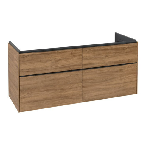 V&B Waschtischunterschrank Subway 3.0 127,2x57,6x47,8cm, o LE/Gr vo b, Kan Oa