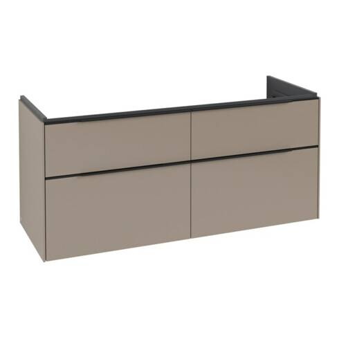 V&B Waschtischunterschrank Subway 3.0 127,2x57,6x47,8cm, o LE/Gr volc bla, Tau