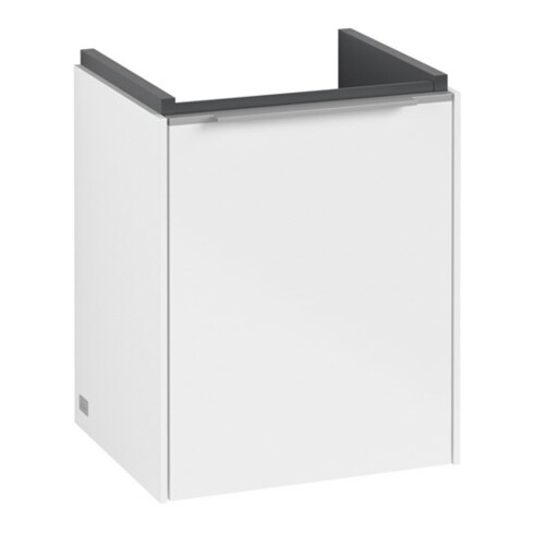 V&B Waschtischunterschrank Subway 3.0 35,1x42,9x30,9cm, Sch L/Gr AL g, Bri wh.