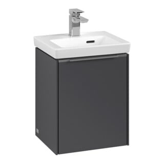 V&B Waschtischunterschrank Subway 3.0 35,1x42,9x30,9cm, Sch L/Gr AL gl, graph.
