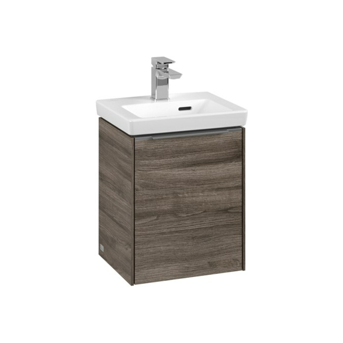 V&B Waschtischunterschrank Subway 3.0 35,1x42,9x30,9cm, Sch L/Gr AL gl, st. Oa