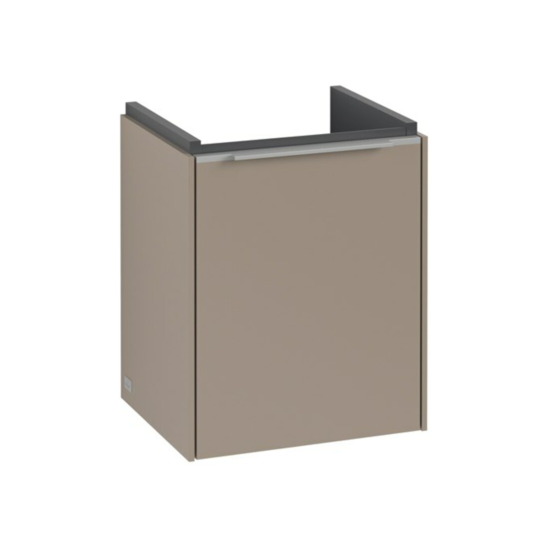 V&B Waschtischunterschrank Subway 3.0 35,1x42,9x30,9cm, Sch L/Gr Alu gl, Tau