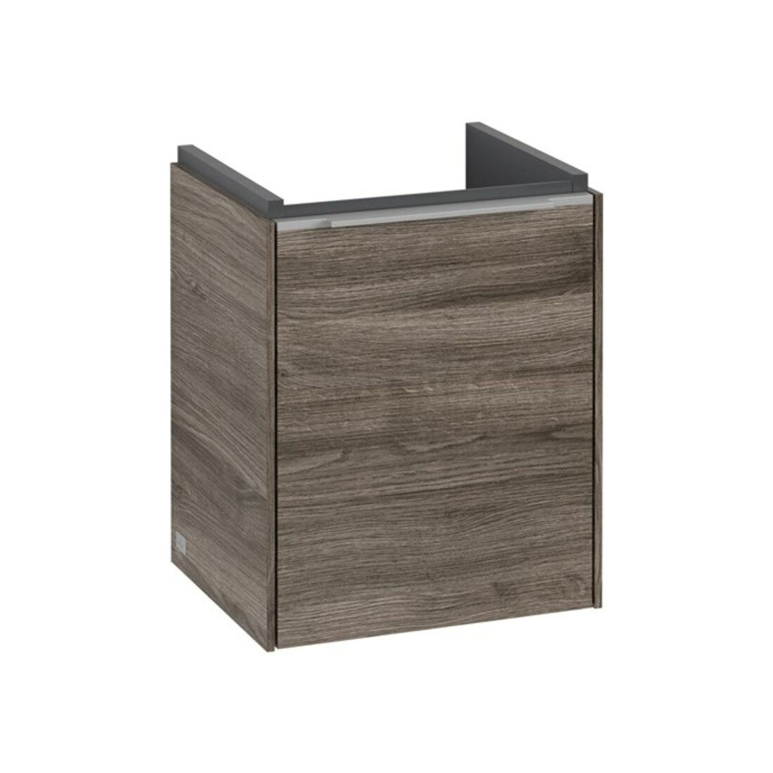 V&B Waschtischunterschrank Subway 3.0 35,1x42,9x30,9cm, Sch R/Gr AL gl, st. Oa
