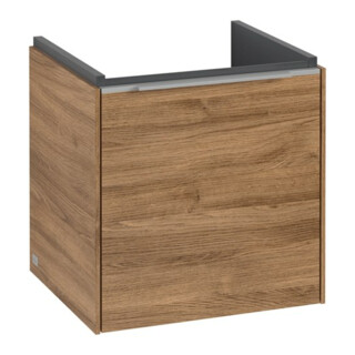 V&B Waschtischunterschrank Subway 3.0 42,3x42,9x37,8cm, Sch L/Gr AL gl, Kan Oa
