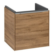 V&B Waschtischunterschrank Subway 3.0 42,3x42,9x37,8cm, Sch L/Gr AL gl, Kan Oa