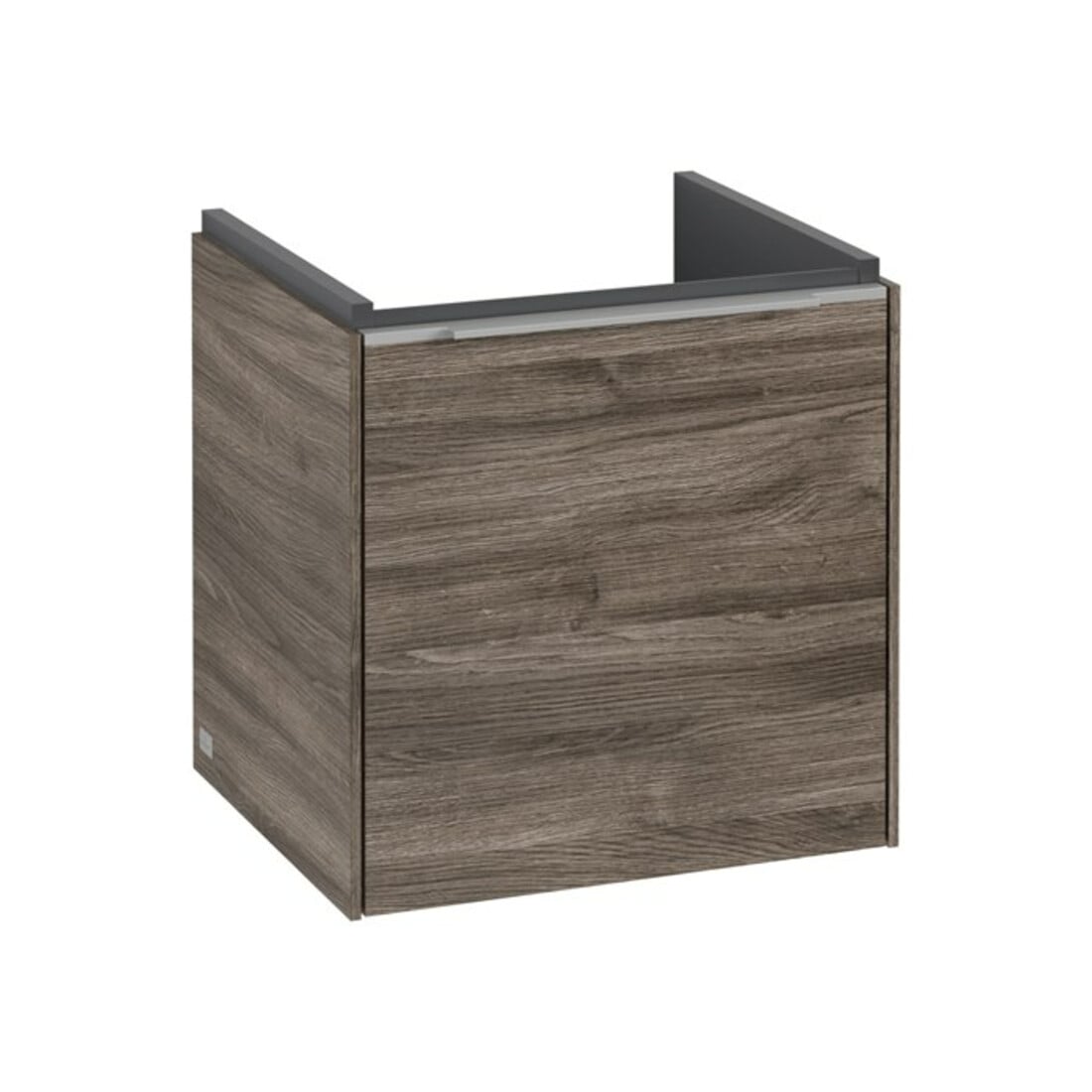 V&B Waschtischunterschrank Subway 3.0 42,3x42,9x37,8cm, Sch L/Gr AL gl, st. Oa