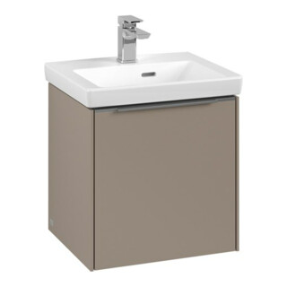 V&B Waschtischunterschrank Subway 3.0 42,3x42,9x37,8cm, Sch L/Gr Alu gl, Tau