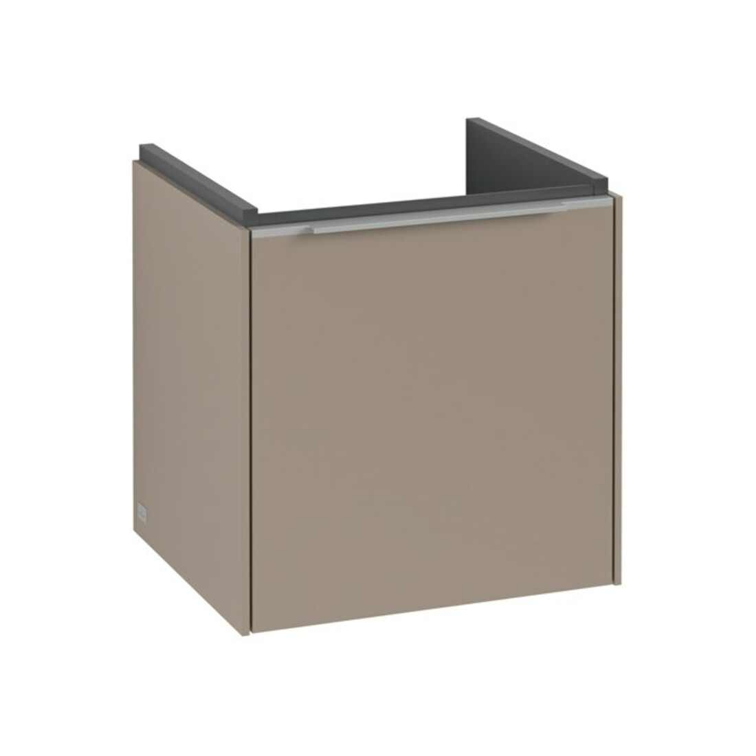 V&B Waschtischunterschrank Subway 3.0 42,3x42,9x37,8cm, Sch L/Gr Alu gl, Tau