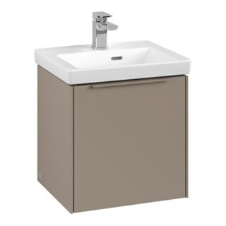 V&B Waschtischunterschrank Subway 3.0 42,3x42,9x37,8cm, Sch L/Gr monochr, Tau