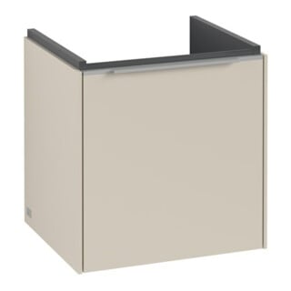 V&B Waschtischunterschrank Subway 3.0 42,3x42,9x37,8cm, Sch R/Gr AL g, ca Gr