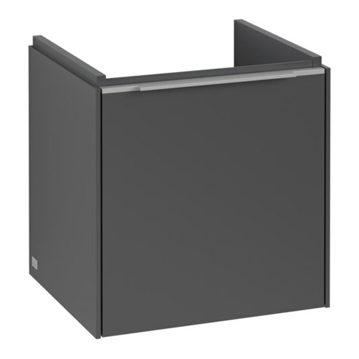 V&B Waschtischunterschrank Subway 3.0 42,3x42,9x37,8cm, Sch R/Gr AL gl, graph.