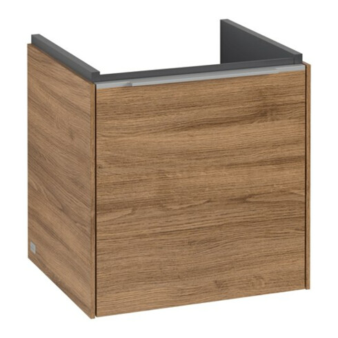 V&B Waschtischunterschrank Subway 3.0 42,3x42,9x37,8cm, Sch R/Gr AL gl, Kan Oa