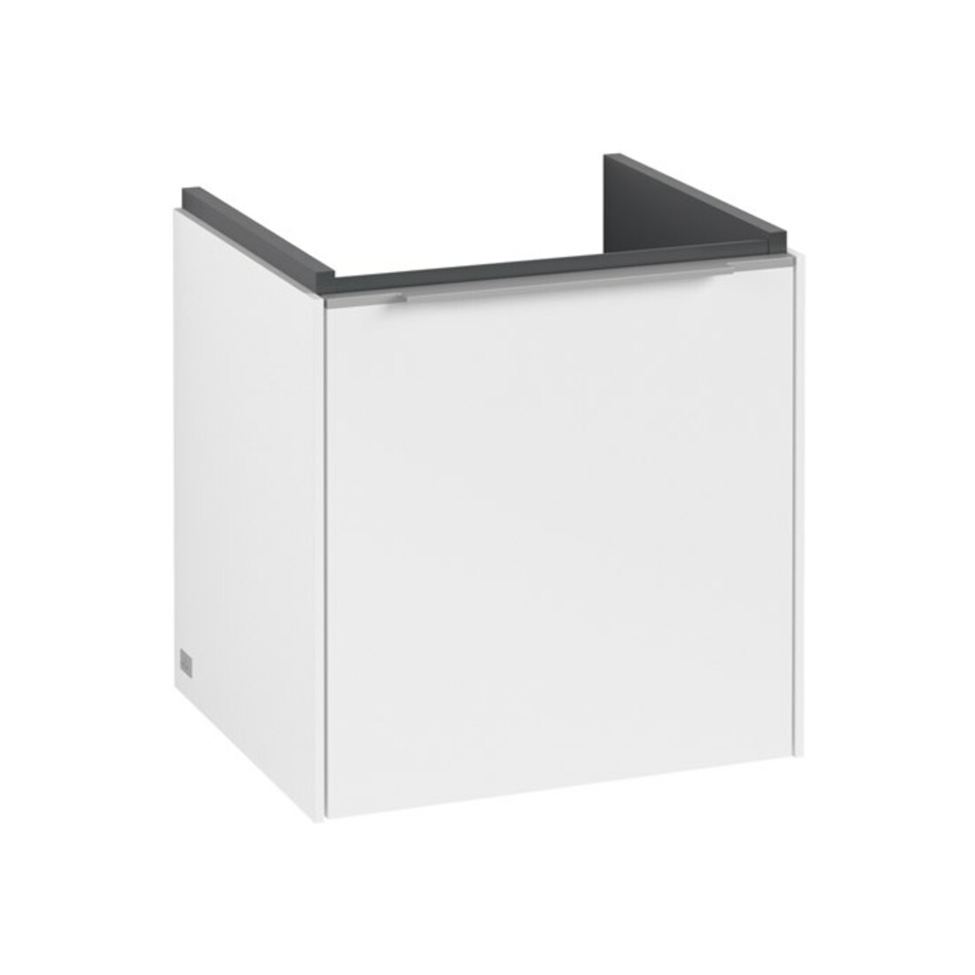V&B Waschtischunterschrank Subway 3.0 42,3x42,9x37,8cm, Sch R/Gr Alu gl, P wh.