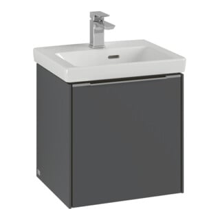 V&B Waschtischunterschrank Subway 3.0 42,3x42,9x37,8cm, Sch R/Gr mon., wine r