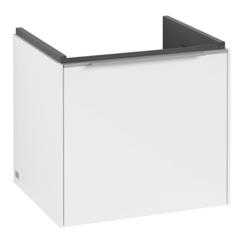 V&B Waschtischunterschrank Subway 3.0 47,3x42,9x40,8cm, m LE/Gr AL g, Bri wh.