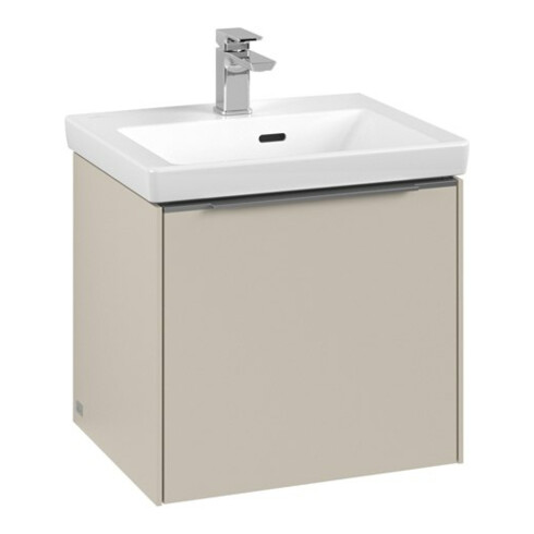 V&B Waschtischunterschrank Subway 3.0 47,3x42,9x40,8cm, m LE/Gr AL g, cashm Gr