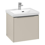 V&B Waschtischunterschrank Subway 3.0 47,3x42,9x40,8cm, m LE/Gr AL g, cashm Gr