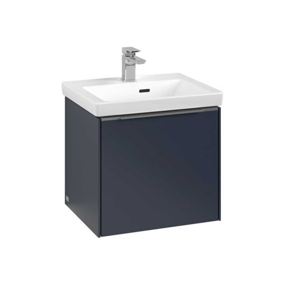V&B Waschtischunterschrank Subway 3.0 47,3x42,9x40,8cm, m LE/Gr AL gl, Mar bl.