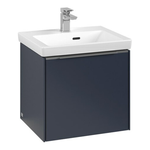 V&B Waschtischunterschrank Subway 3.0 47,3x42,9x40,8cm, m LE/Gr AL gl, Mar bl.