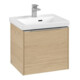 V&B Waschtischunterschrank Subway 3.0 47,3x42,9x40,8cm, m LE/Gr AL gl, Nord Oa-1