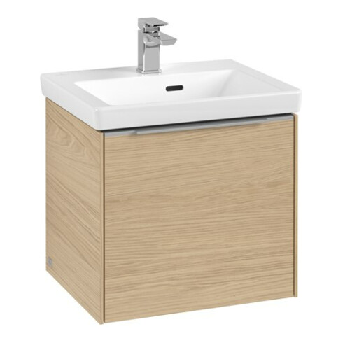 V&B Waschtischunterschrank Subway 3.0 47,3x42,9x40,8cm, m LE/Gr AL gl, Nord Oa