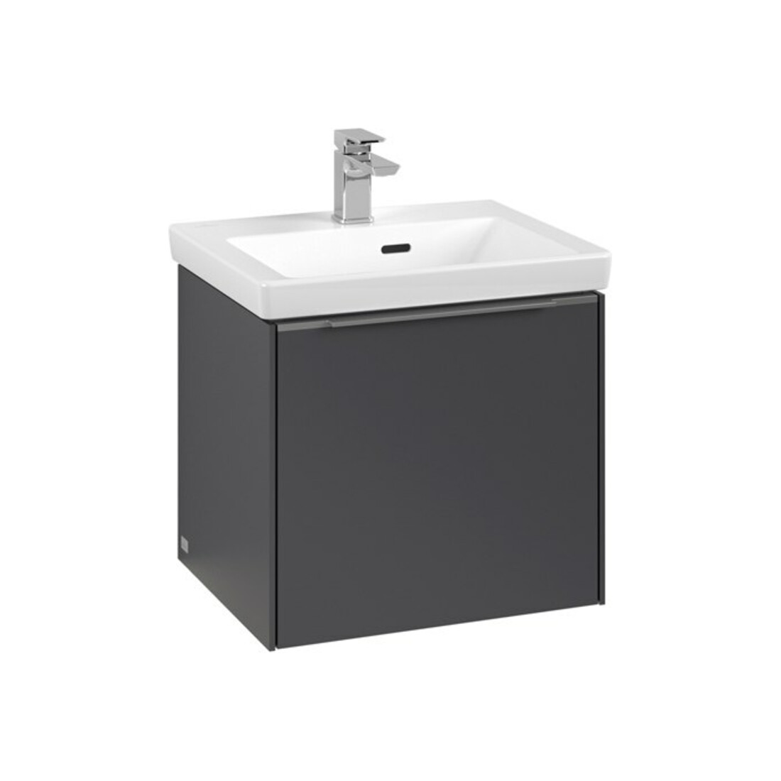 V&B Waschtischunterschrank Subway 3.0 47,3x42,9x40,8cm, m LE/Gr Alu gl, graph.