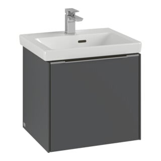 V&B Waschtischunterschrank Subway 3.0 47,3x42,9x40,8cm, m LE/Gr mon., wine r