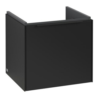 V&B Waschtischunterschrank Subway 3.0 47,3x42,9x40,8cm, m LE/Gr vo b, volc bla