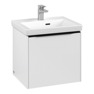 V&B Waschtischunterschrank Subway 3.0 47,3x42,9x40,8cm, m LE/Gr vo bla, P wh.