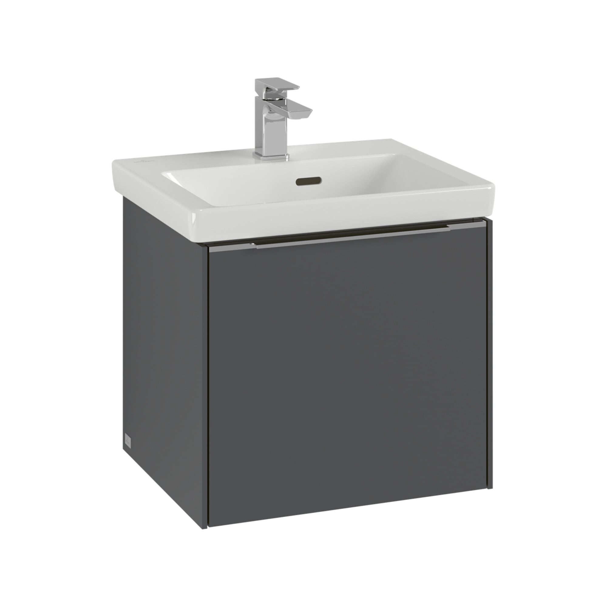 V&B Waschtischunterschrank Subway 3.0 47,3x42,9x40,8cm, o LE/Gr Alu gl, bla Oa ; Villeroy & Boch