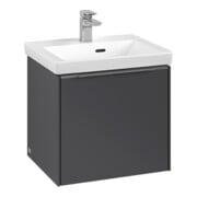 V&B Waschtischunterschrank Subway 3.0 47,3x42,9x40,8cm, o LE/Gr Alu gl, graph.-3