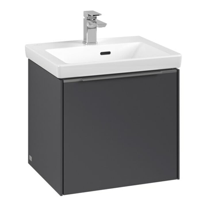 V&B Waschtischunterschrank Subway 3.0 47,3x42,9x40,8cm, o LE/Gr Alu gl, graph.