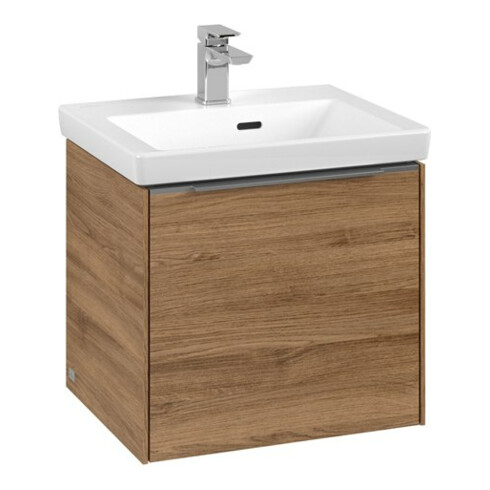 V&B Waschtischunterschrank Subway 3.0 47,3x42,9x40,8cm, o LE/Gr Alu gl, Kan Oa