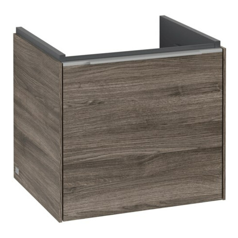 V&B Waschtischunterschrank Subway 3.0 47,3x42,9x40,8cm, o LE/Gr Alu gl, st. Oa