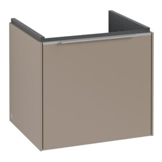V&B Waschtischunterschrank Subway 3.0 47,3x42,9x40,8cm, o. LED/Gr Alu gl, Tau