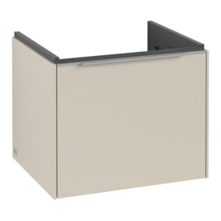 V&B Waschtischunterschrank Subway 3.0 52,3x42,9x44,8cm, m LE/Gr AL g, cashm Gr