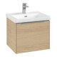 V&B Waschtischunterschrank Subway 3.0 52,3x42,9x44,8cm, m LE/Gr AL gl, Nord Oa-3