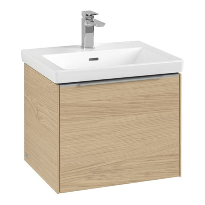 V&B Waschtischunterschrank Subway 3.0 52,3x42,9x44,8cm, m LE/Gr AL gl, Nord Oa