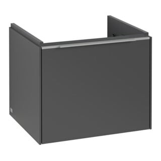 V&B Waschtischunterschrank Subway 3.0 52,3x42,9x44,8cm, m LE/Gr Alu gl, graph.