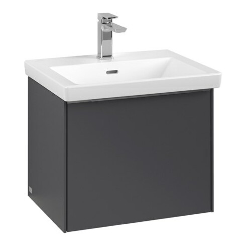 V&B Waschtischunterschrank Subway 3.0 52,3x42,9x44,8cm, m LE/Gr Alu gl, graph.
