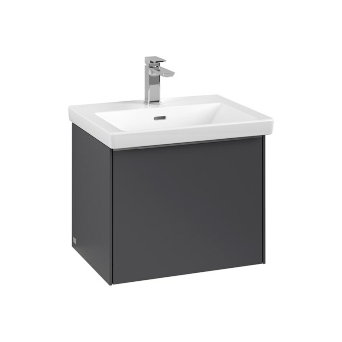 V&B Waschtischunterschrank Subway 3.0 52,3x42,9x44,8cm, m LE/Gr Alu gl, graph.