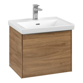 V&B Waschtischunterschrank Subway 3.0 52,3x42,9x44,8cm, m LE/Gr Alu gl, Kan Oa