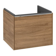 V&B Waschtischunterschrank Subway 3.0 52,3x42,9x44,8cm, m LE/Gr Alu gl, Kan Oa-3